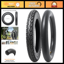 16x3.0 Bike Tire Tube Set with Angled Valve Stem for E-Bikes, Scooters, Dirt B