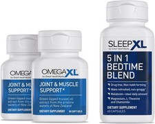 OmegaXL Joint Relief Supplement - Natural Muscle Support, 60 Softgels 2 Pack