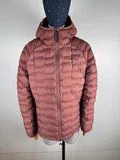 Peak Performance Women Argon Light Hood Jacket Pertex Brown Size XL