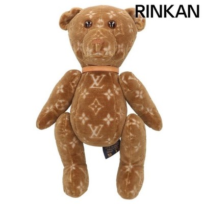 Louis Vuitton GI0791 MP4262 Doodoo Teddy Bear Monogram Plush Toy Men Used ecfbaa