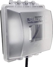 Sealproof 2-Gang Weatherproof In Use Outlet Cover 2-Gang Outdoor Plug New
