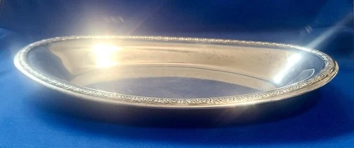 Prelude International Sterling Silver J 57 Oval Serving Tray Dish 280g Not Scrap