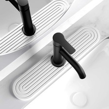 Stone Faucet Mat for Kitchen Sink   Diatomite Fast-Drying Stone Tray, Faucet ...