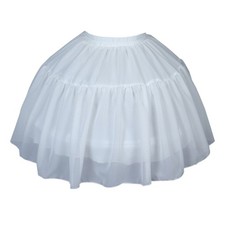 Crinoline Petticoat 17" Hoop Skirt Underskirt for Cosplay Victorian Party