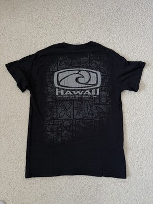 Hawaii Graphic T Shirt Men M Black Aloha Hawaiian Logo Local Tee