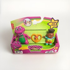 Fisher Price - Barney's World Barney  s Friend David  Barney Figure Set Of 3