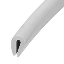 Uxcell Edge Trim U Seal Grey Rubber Plastic U Channel Edge Protector Fits 1/64