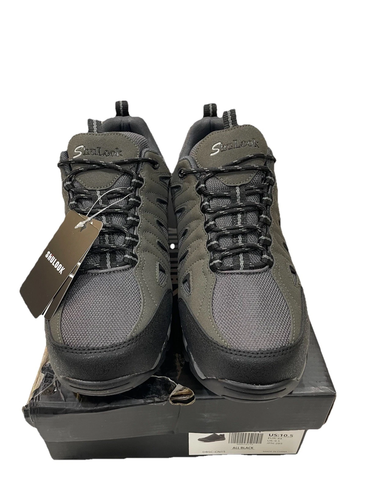 SHULOOK Men Waterproof Hiking Shoes, MHS01, Size 10.5, All Black
Opens in a new window or tab