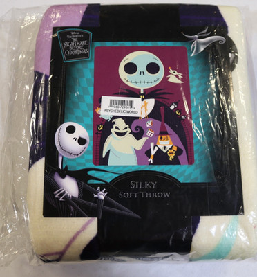 Nightmare Before Christmas Jack Skellington Blanket 40 x50       (10904)
