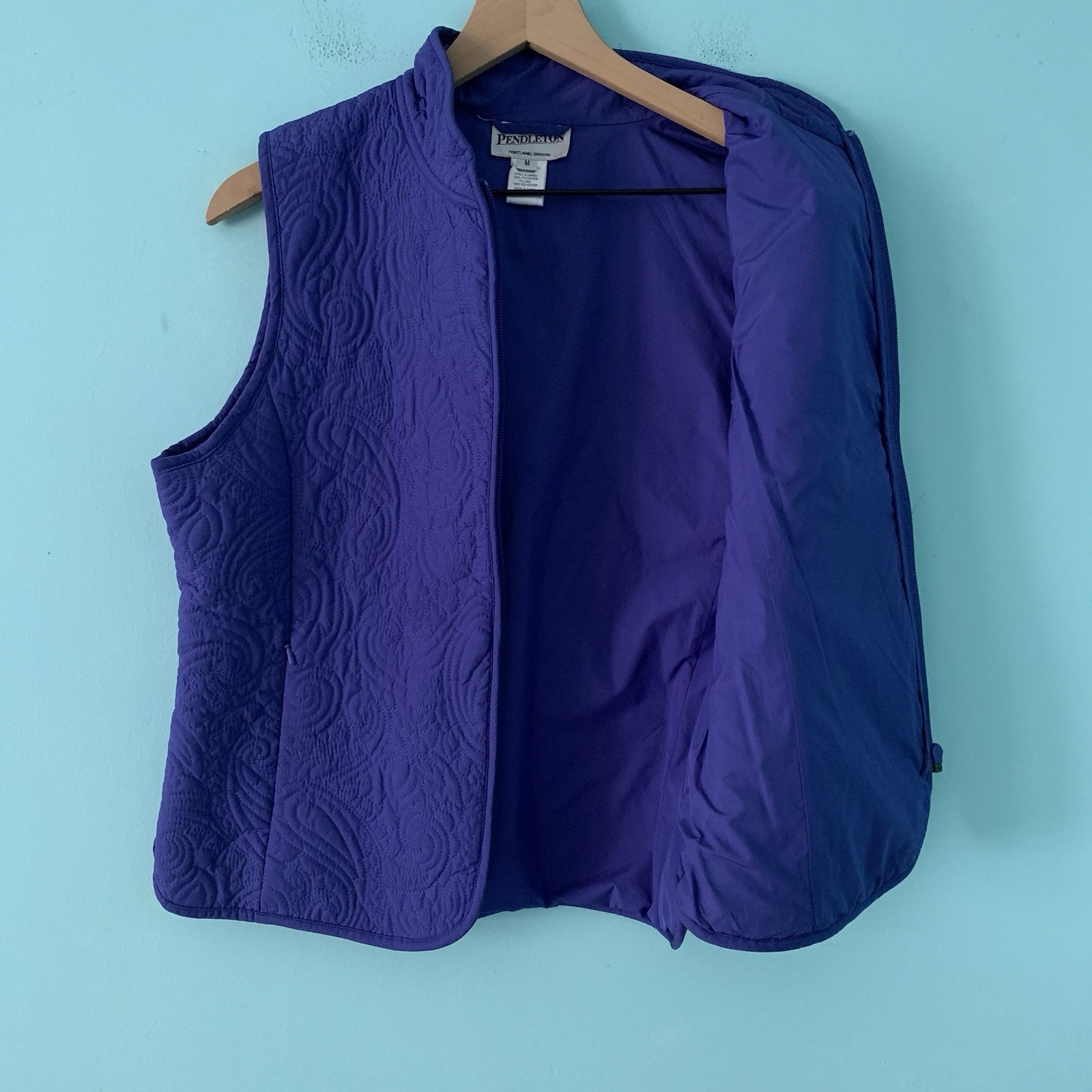 Pendleton Quilted Lightweight WOMENS Jacket Vest … - image 6