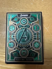 Avengers Infinity Saga Playing Cards by Theory 11 GREEN set deck