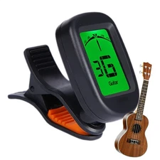 Digital Chromatic LCD Clip-On Electric Tuner For Guitar Bass Ukulele Violin