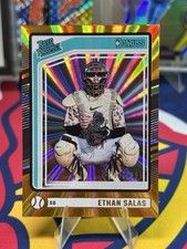 2024 Donruss Ethan Salas Rated Prospect Orange Lazer #/299 Padres #124