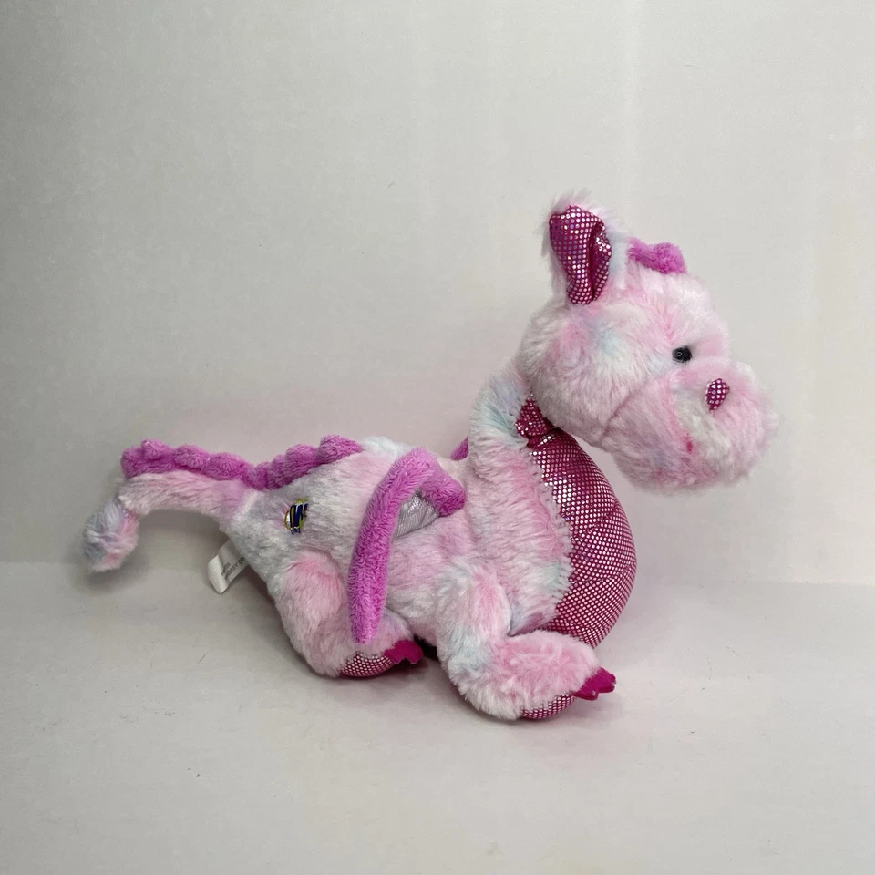 Whimsy Dragon (HM156) Pink GANZ Webkinz Plush Stuffed Animal ~ NO CODE - Image 2 of 4