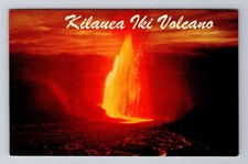 Hawaii HI-Hawaii, Kilauea Iki Volcano, National Park, Vintage Souvenir Postcard