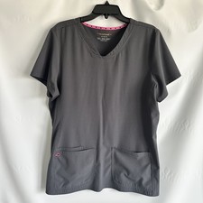 Heartsoul Women's Scrub Top in Gray