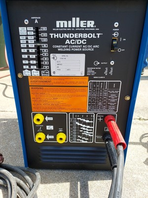 Miller Thunderbolt AC/DC Constant Current Ac/DC Arc Welding Power Source