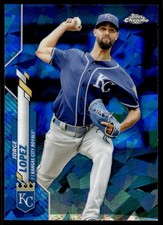 2020 Topps Chrome Saphire Update Jorge Lopez Kansas City Royals #U-207