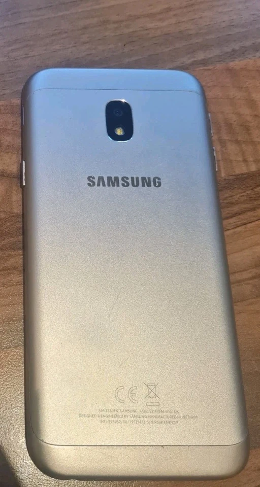 Samsung Galaxy J3 2017 Gold Smartphone  - Image 3 of 4