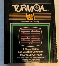 Turmoil Atari 2600 Video Game Cartridge 20th Century Fox 1982 Untested