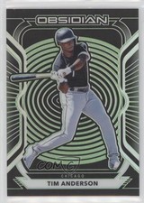 2021 Panini Chronicles Obsidian Electric Etch Green 4/5 Tim Anderson #47 07qr