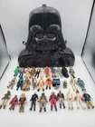 Vintage 1977-1983 Kenner Star Wars Darth Vader Case with 31 Figures Lot #1