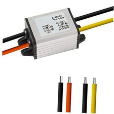 12V to 5V DC Converter Car Power Voltage, Waterproof DC 6.3-22V 12V 1pcs 5v