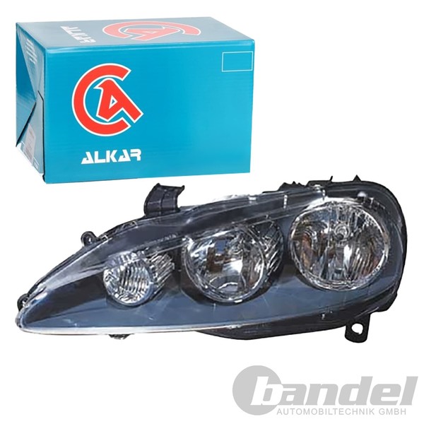 Alkar H7/H1 Scheinwerfer Schwarz Links Passend FüR Alfa Romeo 147 | 2745475-image