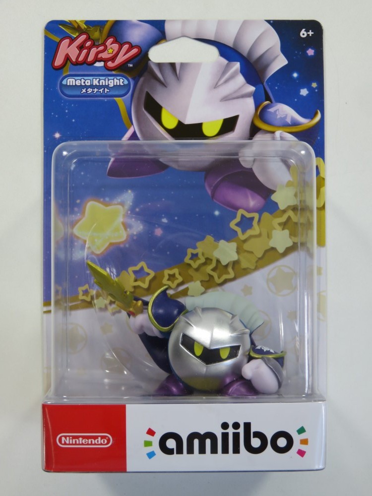 Figurine Amiibo Meta Knight de la série Kirby version japonaise neuve en boite originale
