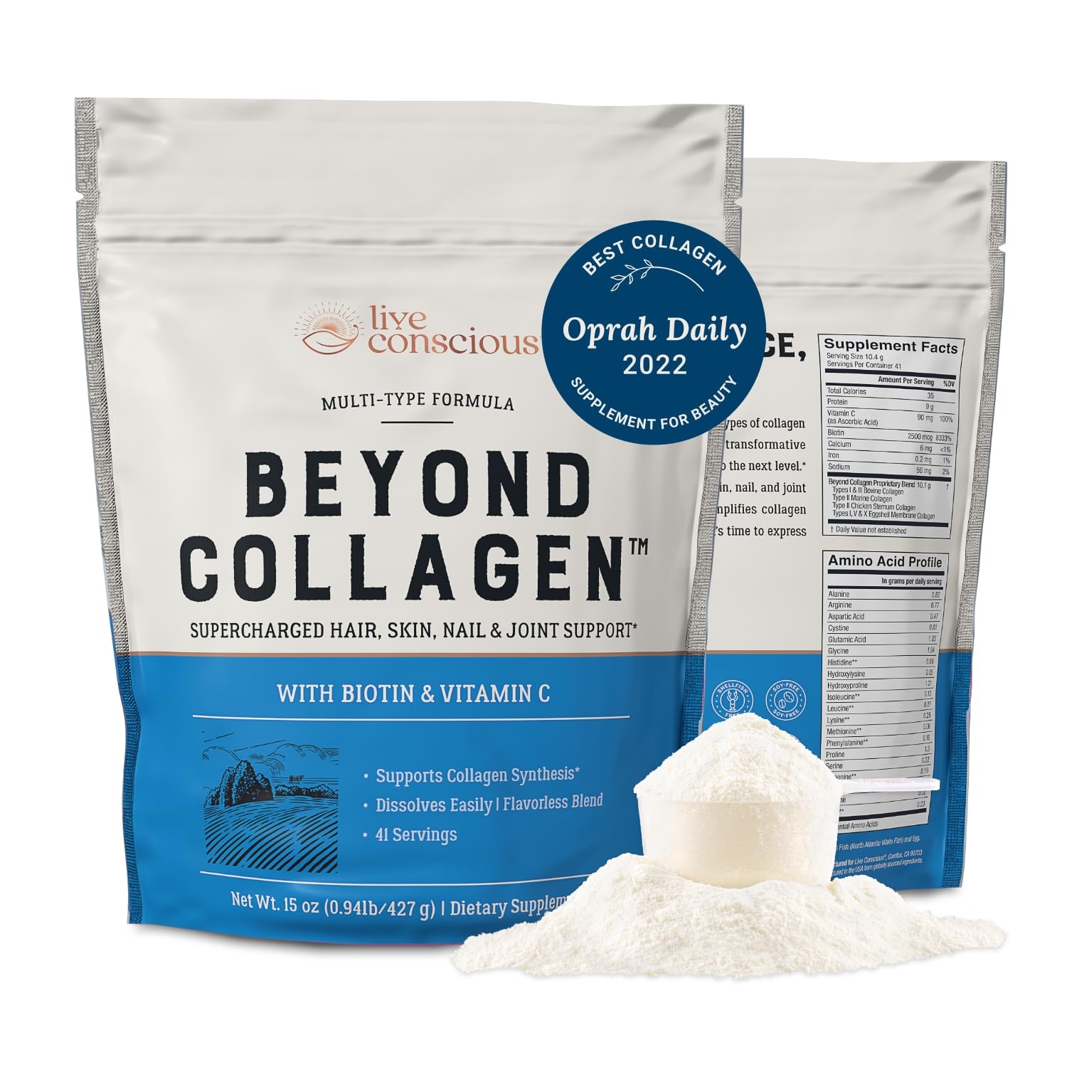 Multi Collagen Powder for Women with Types I II III V X - Beyond Collagen Boost