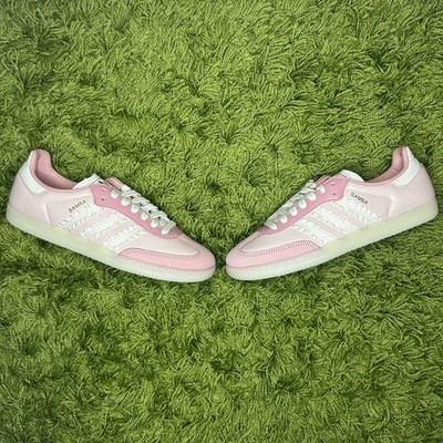 Brand New Adidas Ruffle Stripes Pack Wonder Mauve |Size 9W| FAST & FREE SHIP!  