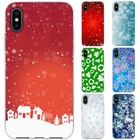 dessana Weihnachten Pattern Schutz Hülle Case Handy Tasche passend für Apple