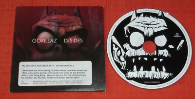 GORILLAZ - 2 TRACK PROMO CD SINGLE - D-SIDES - 2007 UK ISSUE ON PARLOPHONE