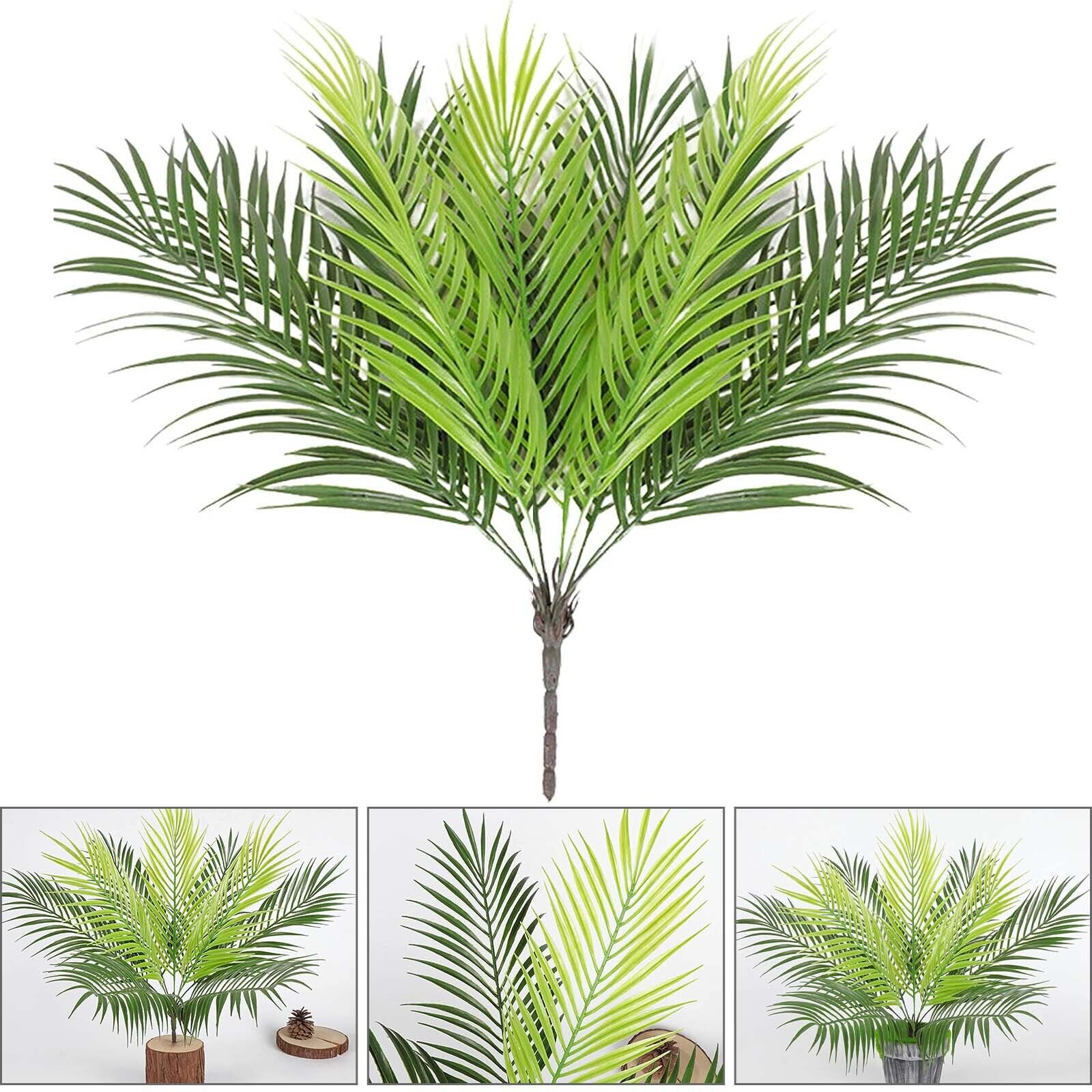 2 Pack Artificial Palm Plants in Basket 6 Feet Faux Green Areca Palm Plant  with Woven Seagrass Belly Basket, Fake Tree for Home Decor Office House  Living Room Indoor Outdoor, Set of