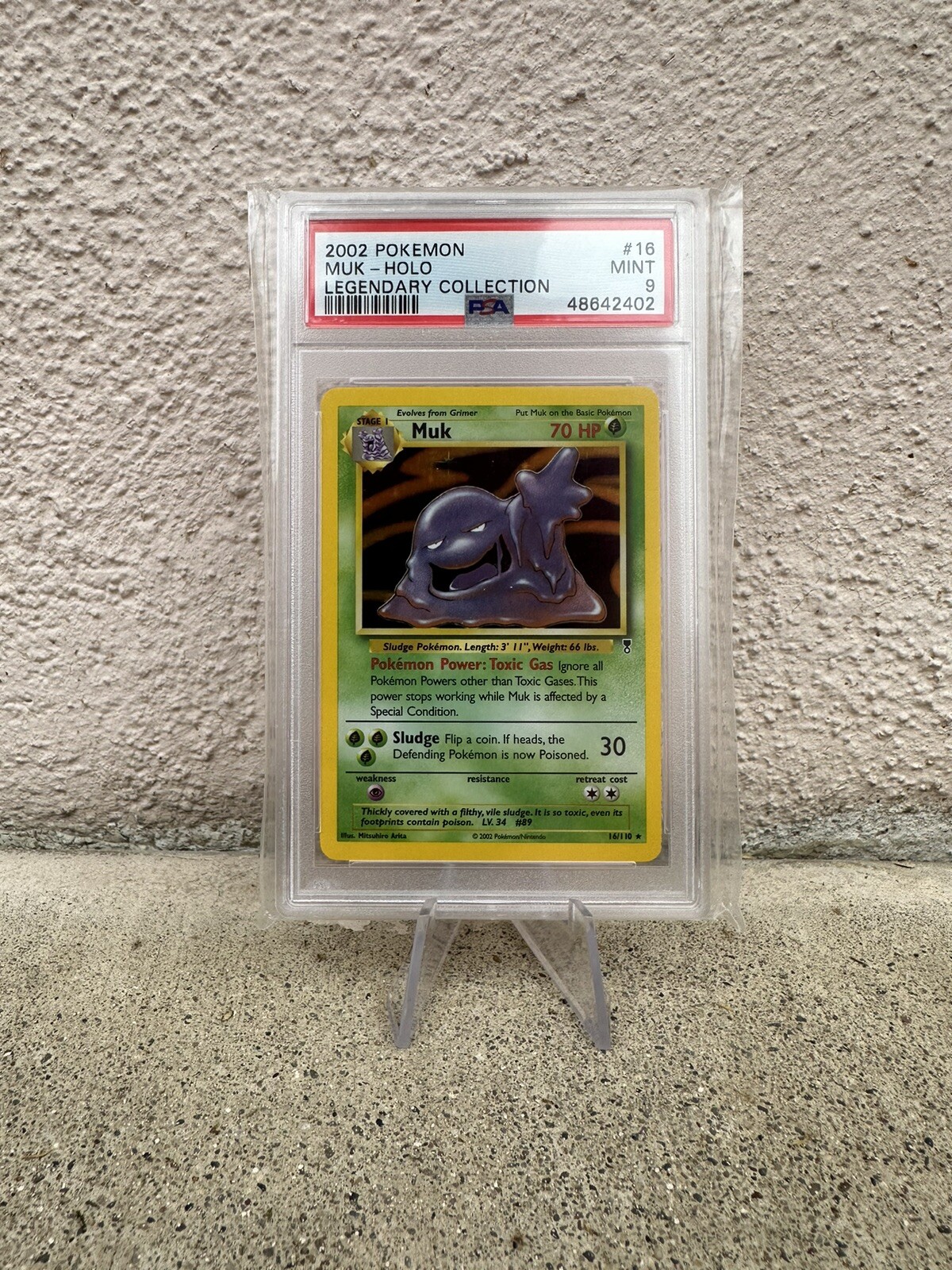 Muk Holo #16 Legendary Collection 2002 PSA 9 Pokemon