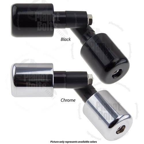Black Anti Vibration Handle Bar End For Suzuki GSXR Cap Weight Slider Reducing - Picture 3 of 3