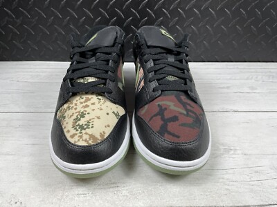 Size 9 - Nike Dunk SE Low Black Multi-Camo for sale online | eBay UK