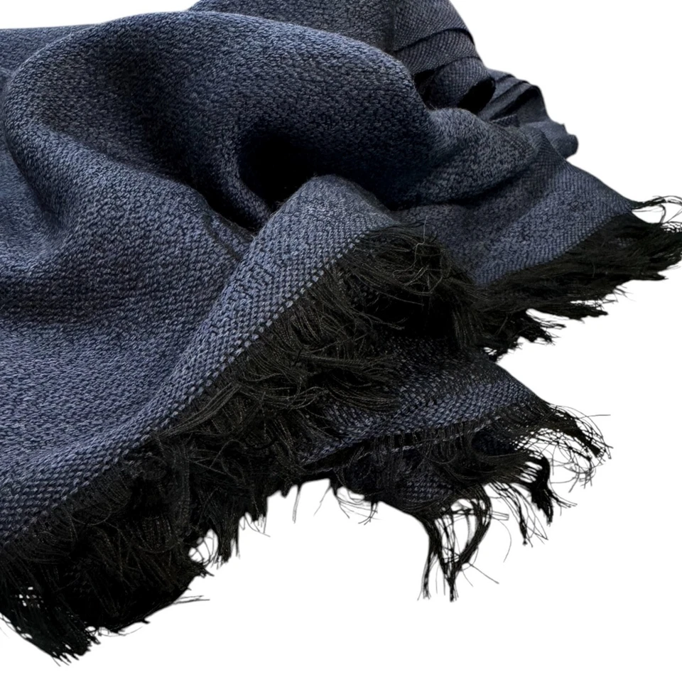 Sciarpa Uomo Roberto Cavalli Scarf Blu Lana Viscosa 65x200 - Imagen 3 de 4