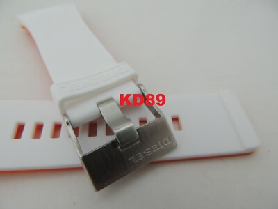 Genuine ORIGINAL DIESEL DZ 4286 Orange RUBBER Band 27mm | eBay
