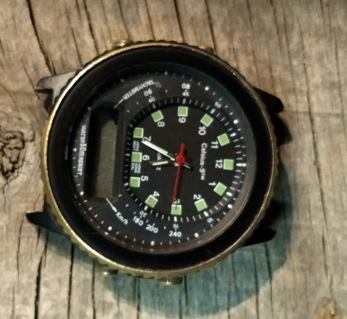 Vintage Celsius 9-Tm Military Tactical Ana-Digi Quartz(Myiota