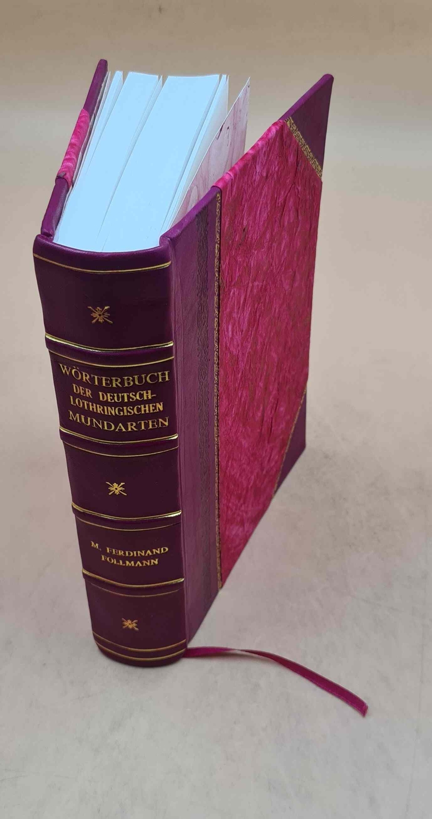 German-Lorraine Dialect Dictionary – Leather Bound Edition