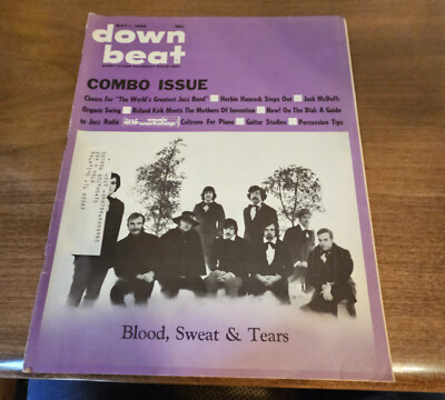 May 1 1969  issue Down Beat Magazine Blood, Sweat & Tears