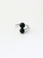 Deep Green Pearl Ring
