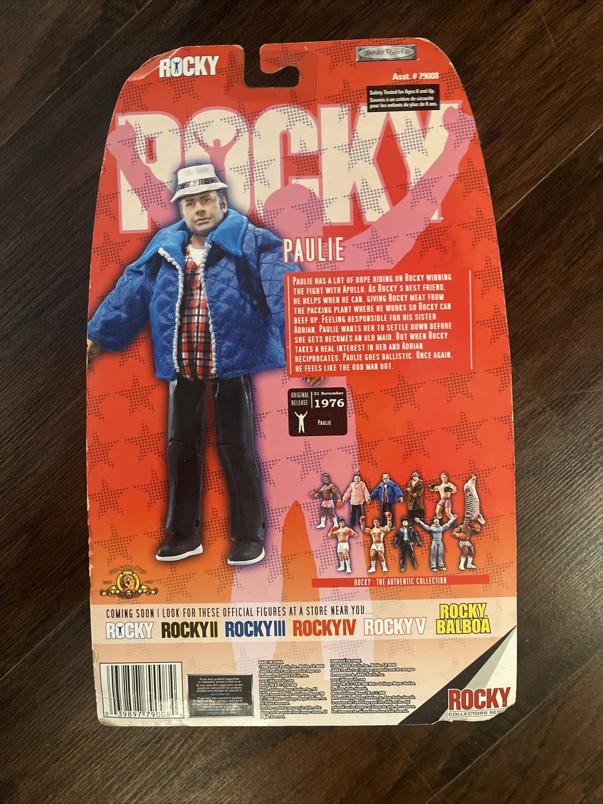 PAULIE From ROCKY Action Figure NEW IN BOX By JAKKS PACIFIC Rare eBay