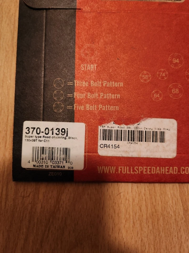 FSA Super Road Chainring 39t x 110bcd For Campy 11 Speed - Image 4 of 4