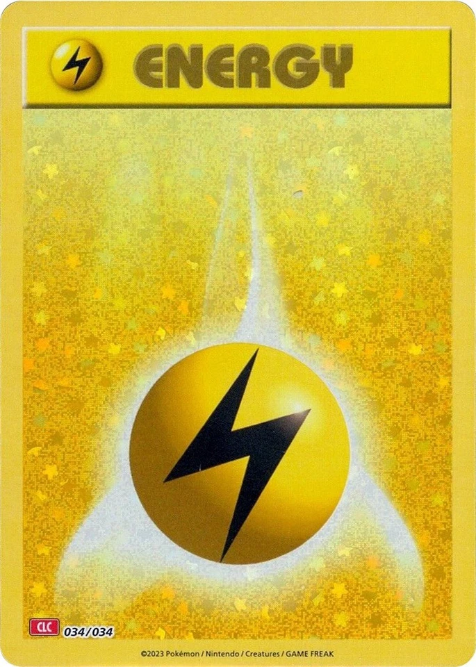 Basic Lightning Energy 034/034 Trading Card Game Classic