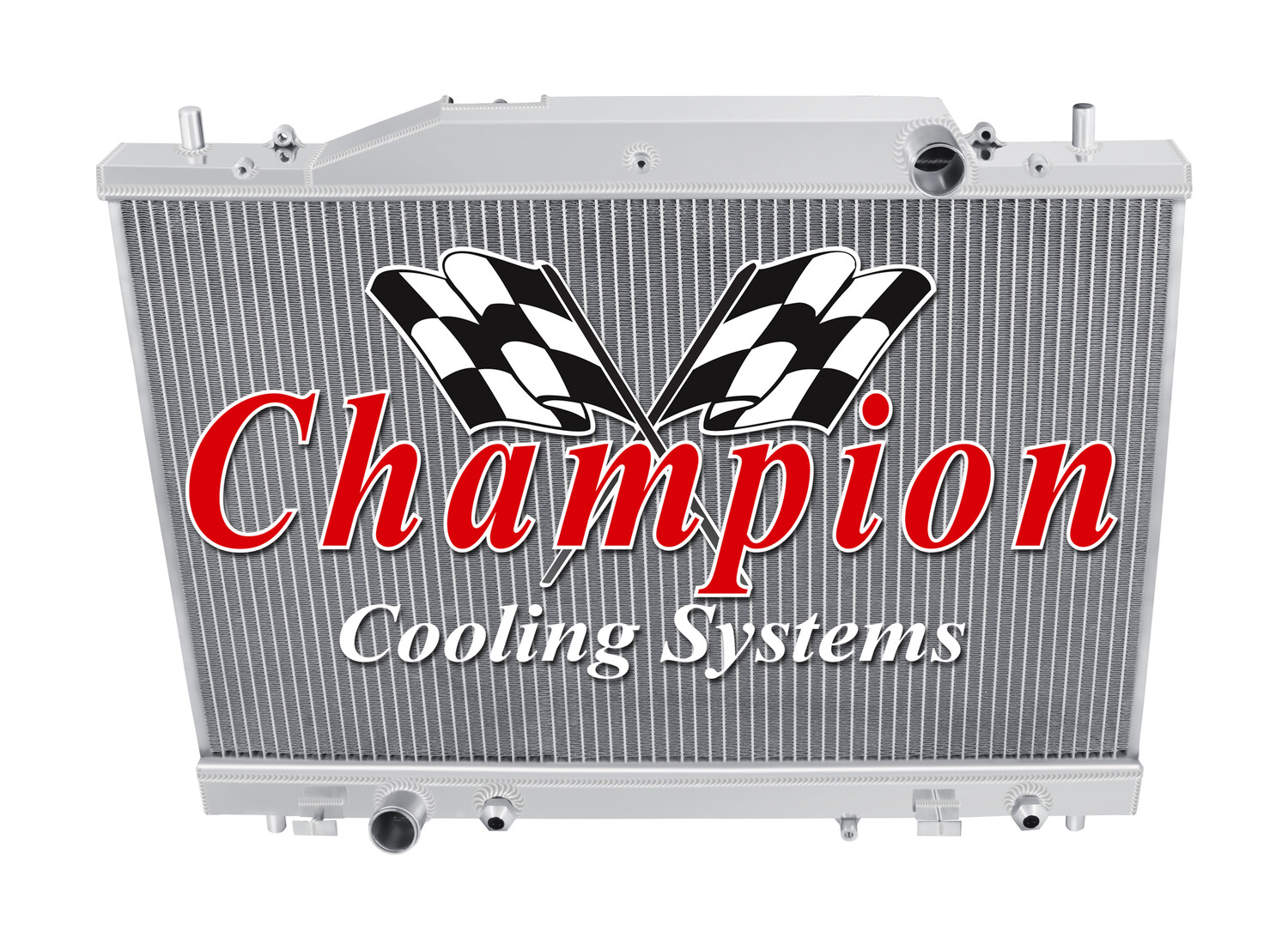 Aluminum Champion 1 Row CR Series Radiator for 2004 2005 2006 2007 Cadillac CTS