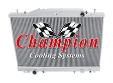 Aluminum Champion 1 Row CR Series Radiator for 2004 2005 2006 2007 Cadillac CTS