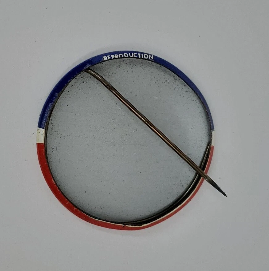 VINTAGE POLITICAL BUTTON ADLAI STEVENSON, 1972 repo CAMPAIGN PIN BACK - Image 2 of 3