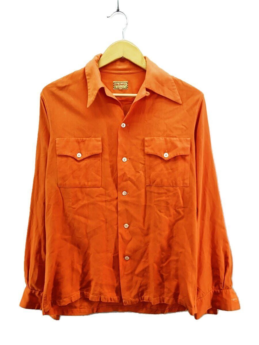 McGregor Long Sleeve Shirt 50s Actual Size Medium Rayon Gaba McGregor Long Sleeve Shirt 50s Actual Size Medium Rayon Gaba